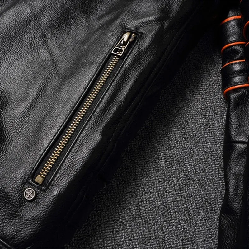Blouson biker homme - Tête de mort
