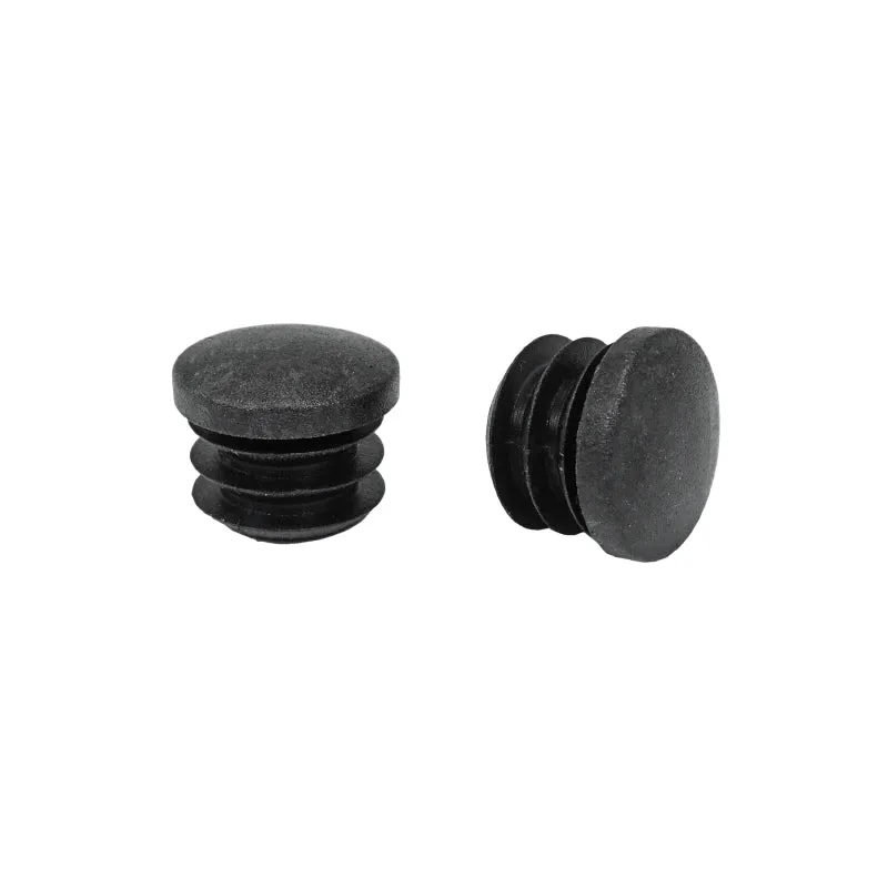 Bouchon Embout De Cintre Noir (Paire Sur Carte)