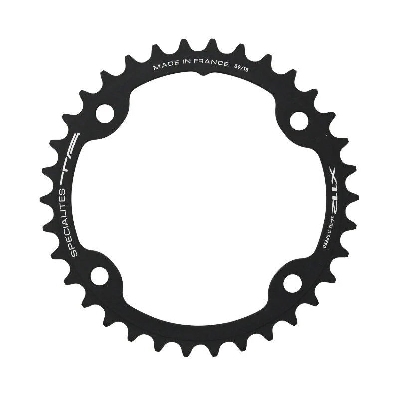 Plateau Route 4 branches Ø 145 Pour Campagnolo Ta 50 dents Extérieur Record-Super Record-Chorus-Potenza Gris 11V.