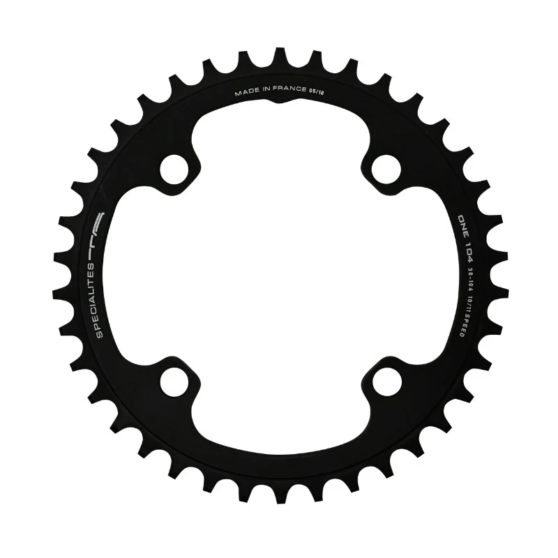 Plateau VTT 4 branches Ø 104 Ta One 30 dents Mono Noir Mat Alu Pour Shimano - Sram - Race Face - Fsa 10-11-12V. Narrow Wide (Compatible Toute Chaîne 12V Sauf Shimano)