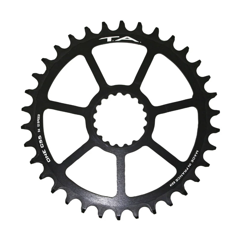 Plateau VTT Direct Mount Pour Cannondale Ai Ta One C55 34 dents Compatible Fsa Ta 10-11-12V. Noir (Deport 6 mm)