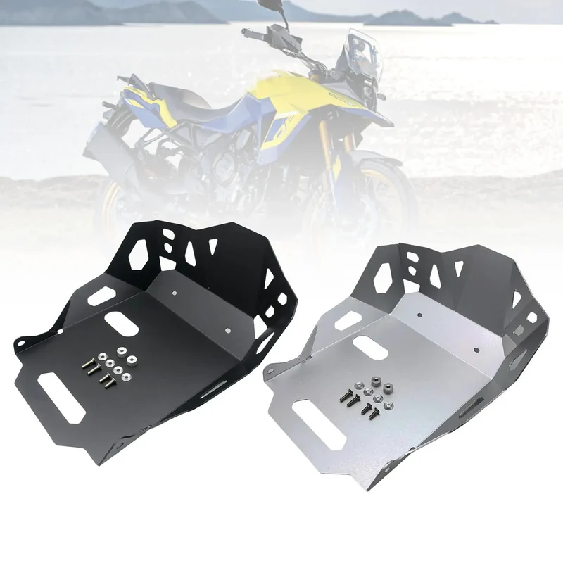 Motorcycle Skid Bash Plate High Performance Sturdy Engine Protector Bottom Chassis Cover for Suzuki V-strom 800DE 2023-2024