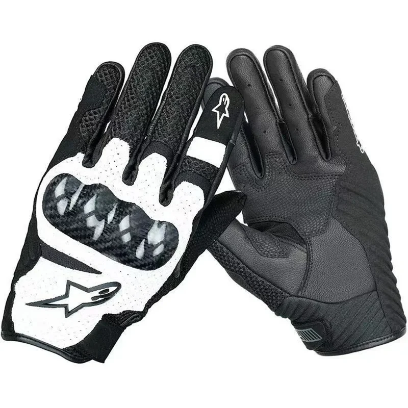 ALPINESTARS Guantes Moto SMX-1 AIR V2 Motocross Motorbike Motorcycle Racing Touch Screen Leather Carbon Fiber Moto Gloves