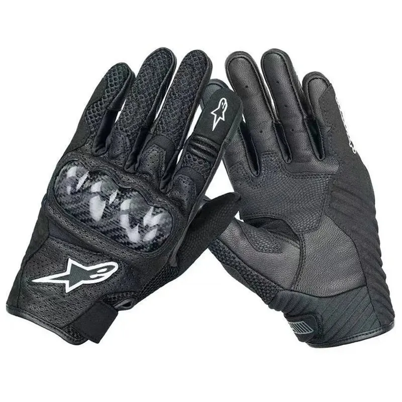 ALPINESTARS Guantes Moto SMX-1 AIR V2 Motocross Motorbike Motorcycle Racing Touch Screen Leather Carbon Fiber Moto Gloves