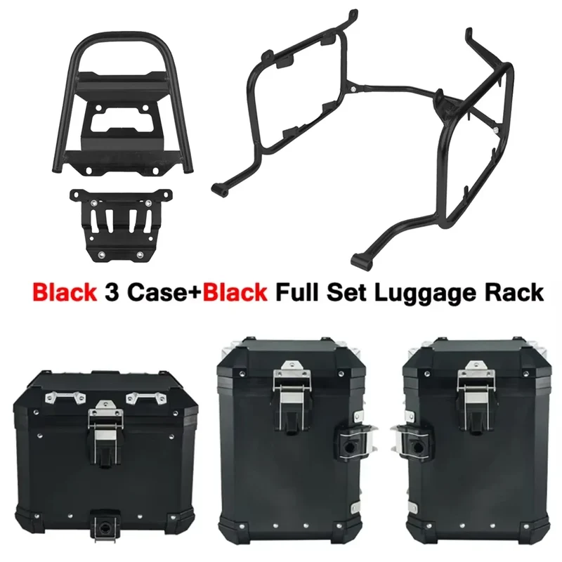 Motorcycle Aluminum Box Pannier Saddlebag Top Case Luggage Rack For Honda XL750 Transalp XL 750 2023 2024 Tail Side Box Bracket