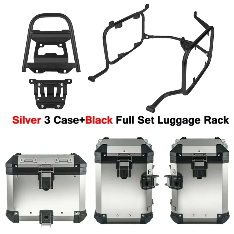 Motorcycle Aluminum Box Pannier Saddlebag Top Case Luggage Rack For Honda XL750 Transalp XL 750 2023 2024 Tail Side Box Bracket