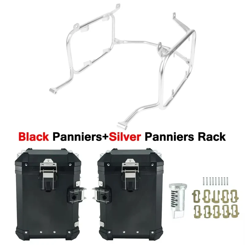 Motorcycle Aluminum Box Pannier Saddlebag Top Case Luggage Rack For Honda XL750 Transalp XL 750 2023 2024 Tail Side Box Bracket
