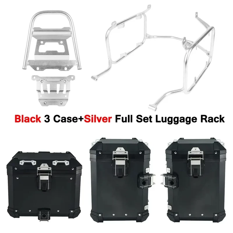 Motorcycle Aluminum Box Pannier Saddlebag Top Case Luggage Rack For Honda XL750 Transalp XL 750 2023 2024 Tail Side Box Bracket