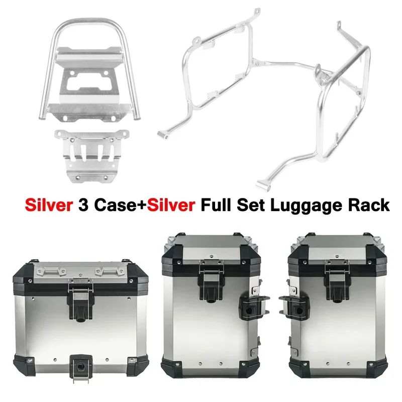 Motorcycle Aluminum Box Pannier Saddlebag Top Case Luggage Rack For Honda XL750 Transalp XL 750 2023 2024 Tail Side Box Bracket