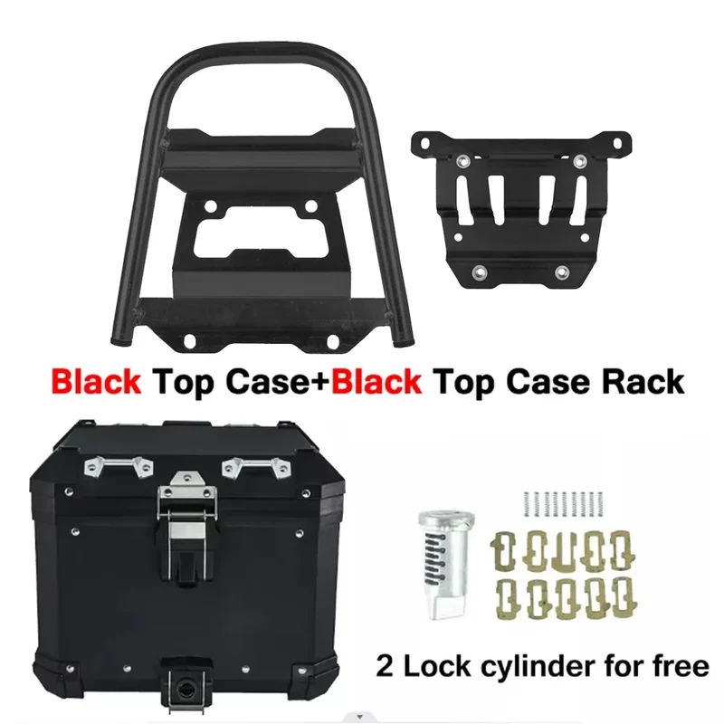 Motorcycle Aluminum Box Pannier Saddlebag Top Case Luggage Rack For Honda XL750 Transalp XL 750 2023 2024 Tail Side Box Bracket