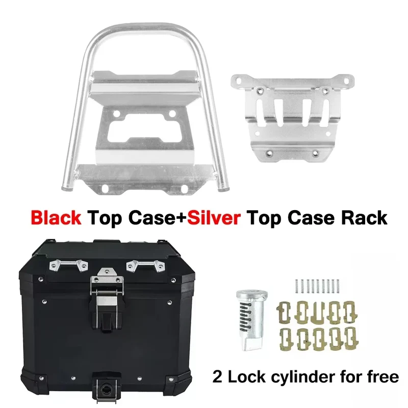 Motorcycle Aluminum Box Pannier Saddlebag Top Case Luggage Rack For Honda XL750 Transalp XL 750 2023 2024 Tail Side Box Bracket