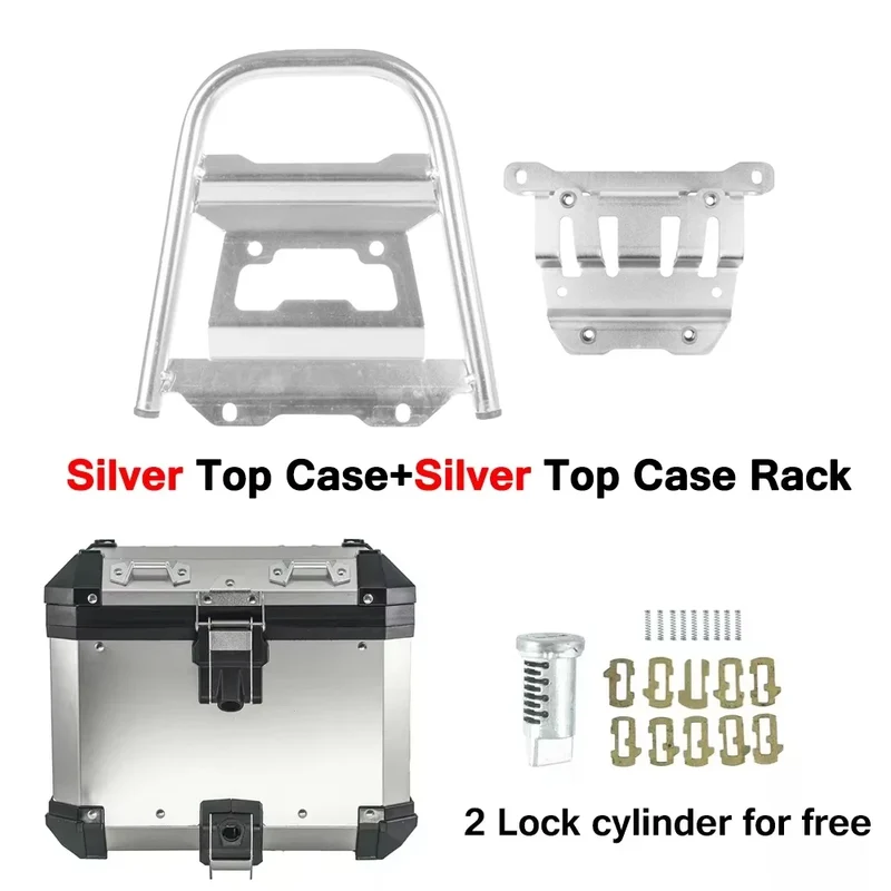 Motorcycle Aluminum Box Pannier Saddlebag Top Case Luggage Rack For Honda XL750 Transalp XL 750 2023 2024 Tail Side Box Bracket