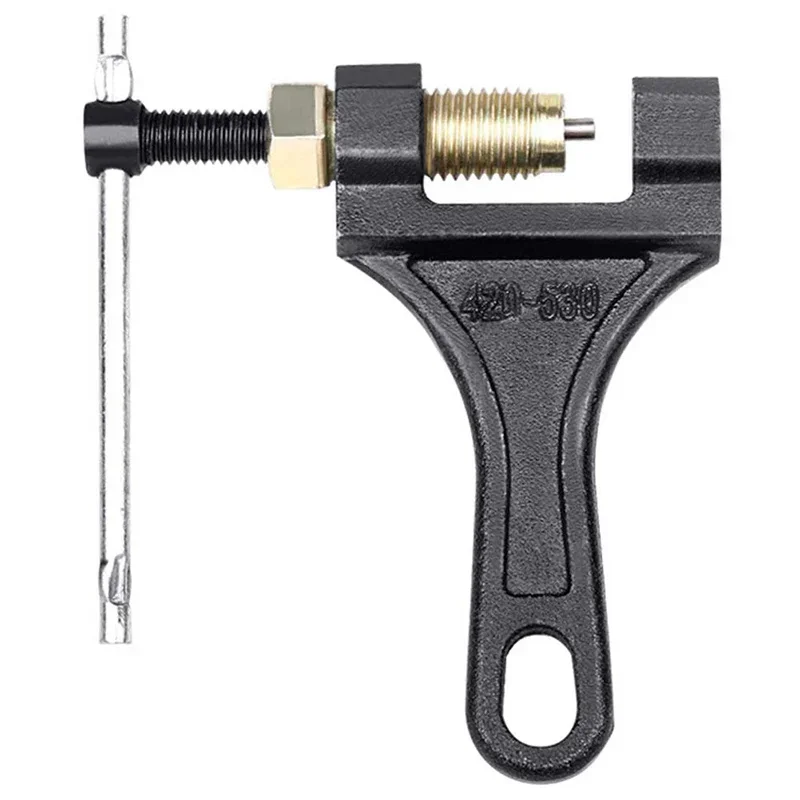 Motorcycle Chain Breaker Chain Link Removal Separator Motor Chain Breaker Riveting Tool 420-530 Motorcycle Parts Repair Tool