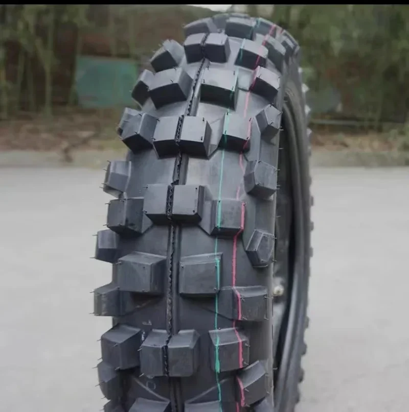 Off road motorcycle tires, front 80/100-19, rear 120/90-16, turtle back large pattern tires, inner and outer tires