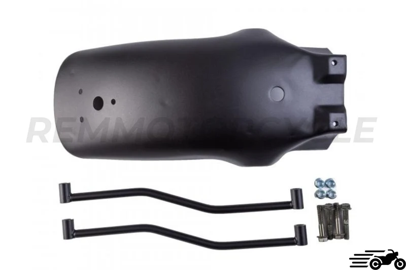 Garde boue arrière Noir Bobber