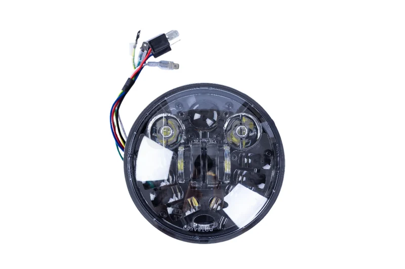 Phare avant LED rond 5,5" Clignotants intégrés Type Harley