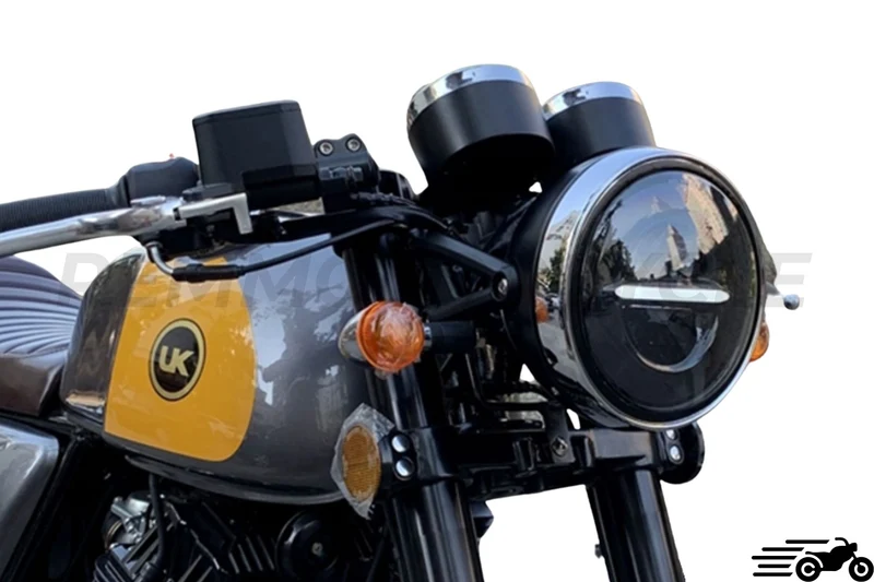 Phare LED Moto 20 cm avec Diurne