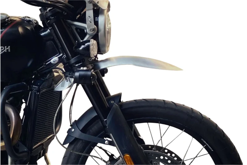 garde boue Triumph Scrambler 900 , 1200 et Bonneville T100 T120 HAUT