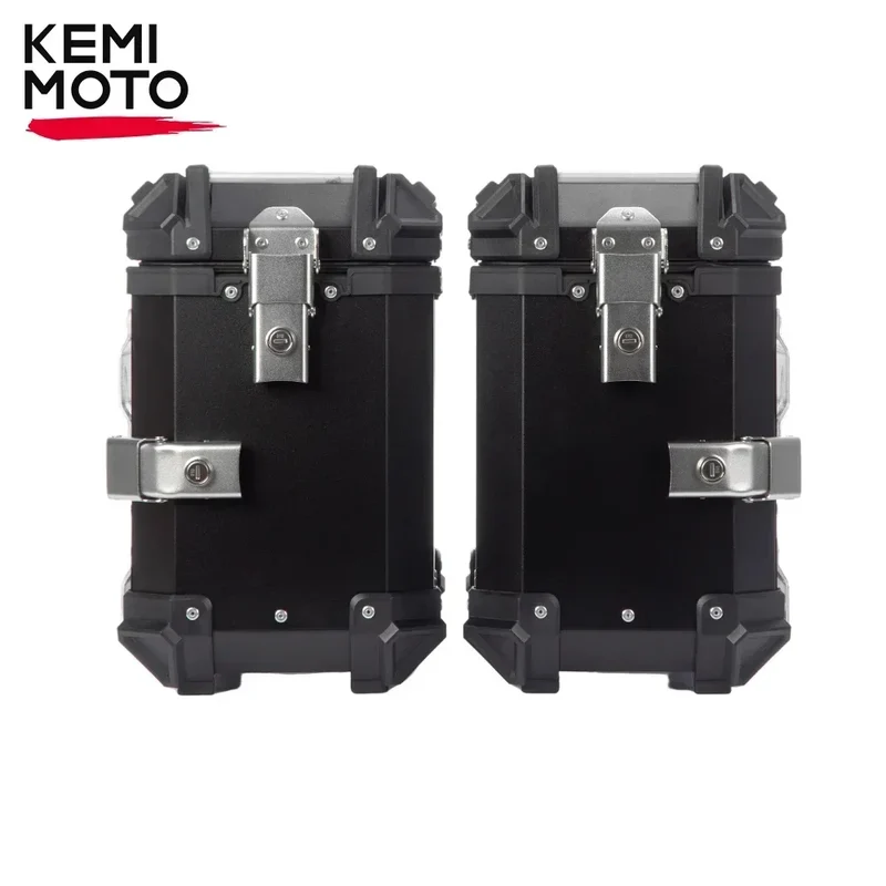 38L CRF1000L Universal Side Case Luggage Box For Honda Africa Twin CRF1100L ADV Motorcycle Right Side of Exhaust Aluminum Boxs