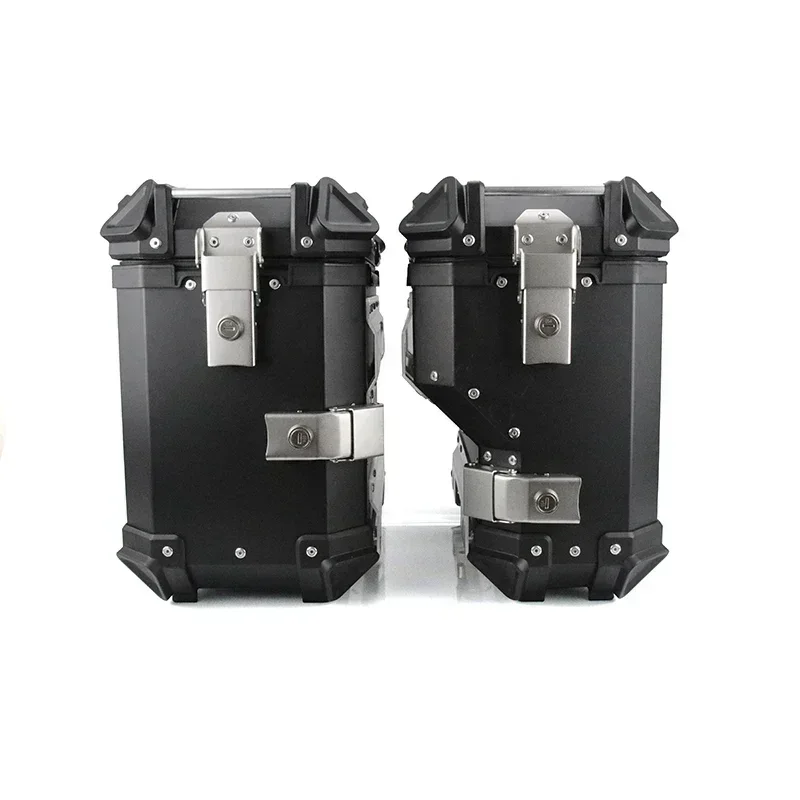 38L CRF1000L Universal Side Case Luggage Box For Honda Africa Twin CRF1100L ADV Motorcycle Right Side of Exhaust Aluminum Boxs