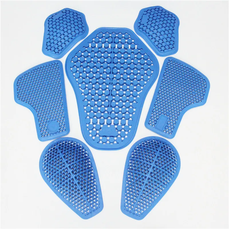 Riding protect Gear CE Insert Armor Knee Hip Protector Pads Motorcycle Pants Replacement Silica Gel (2 X Knee Pads+2 X Hip Pads)