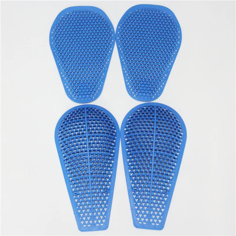 Riding protect Gear CE Insert Armor Knee Hip Protector Pads Motorcycle Pants Replacement Silica Gel (2 X Knee Pads+2 X Hip Pads)