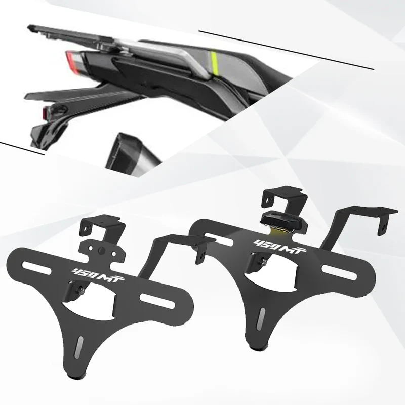 For CFMOTO CF MOTO 450MT 450 MT 2024 2025-2026 Motorcycle Accessories License Plate Relocation Bracket / Fender Eliminator Kit