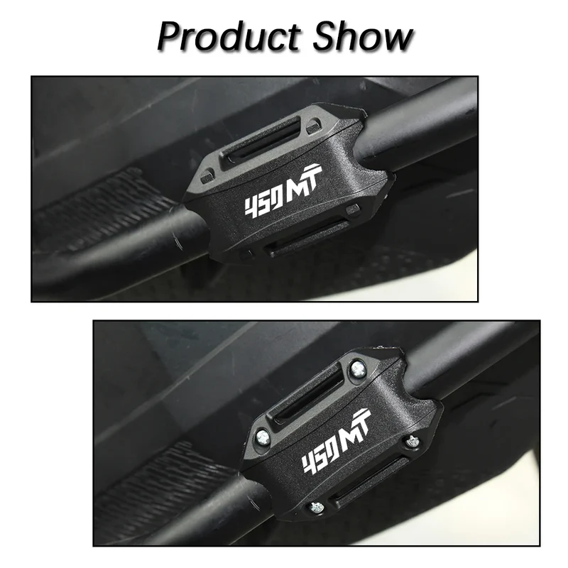 Motorcycle Accessories 25mm Bumper Engine Guard Protector Block Crash Bar Decorative For CFMOTO CF MOTO 450MT 450 MT 2024 2025