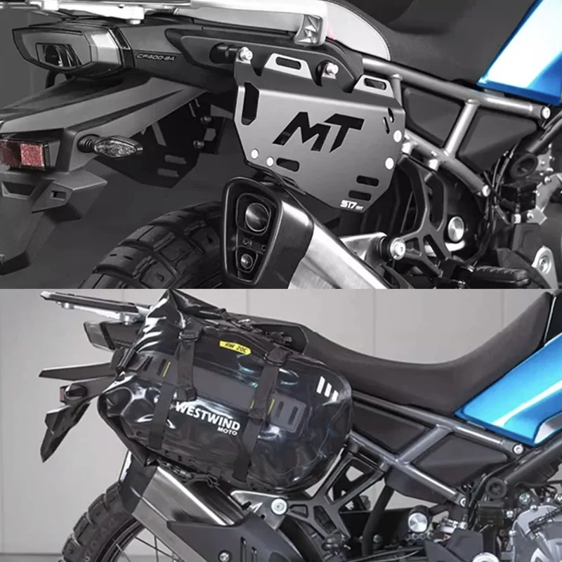 NEW For CFMOTO 450MT 450 MT Motorcycle Saddlebag Support Bar Mount Bracket Original Aluminium Alloy Hanging Bag Holder MT-450