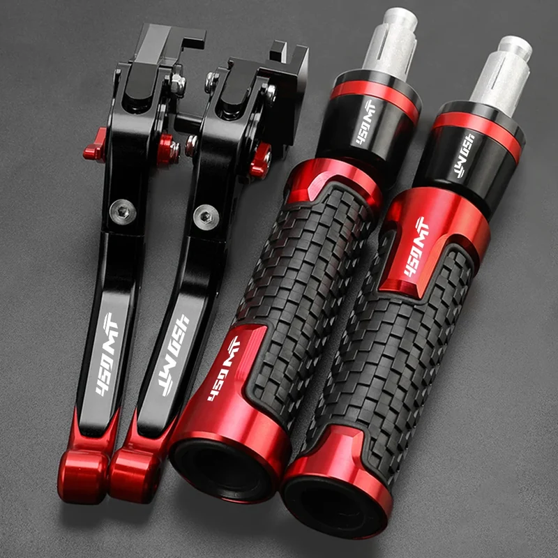 FOR CFMOTO CF MOTO 450MT 450 MT 2024 2025 2026 Motorcycle Accessories CNC Adjustable Brake Clutch Levers Handlebar grips Ends