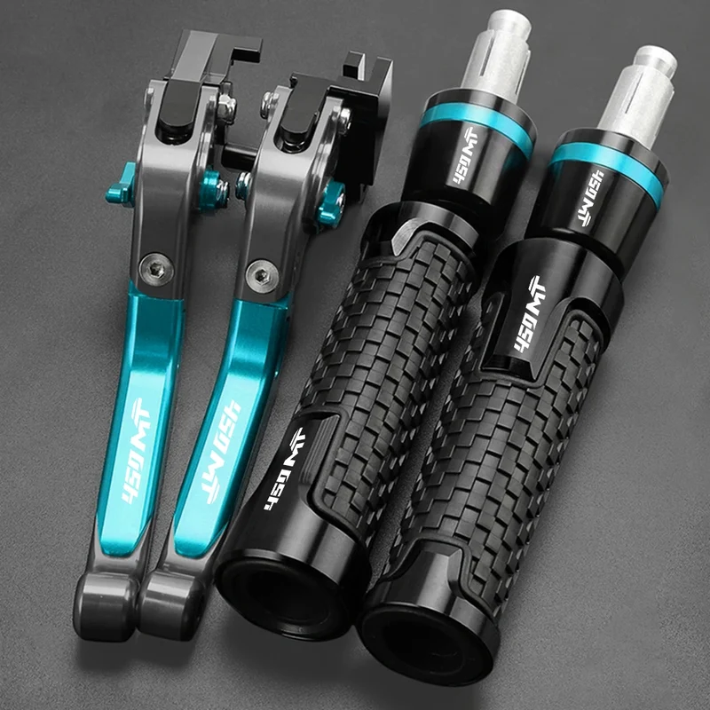 FOR CFMOTO CF MOTO 450MT 450 MT 2024 2025 2026 Motorcycle Accessories CNC Adjustable Brake Clutch Levers Handlebar grips Ends