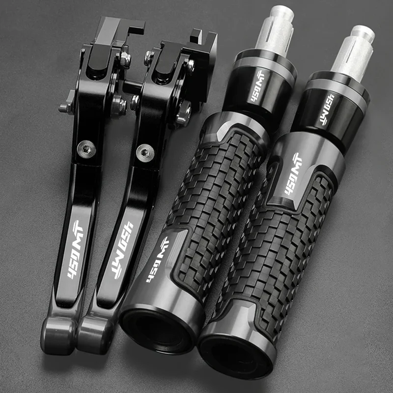 FOR CFMOTO CF MOTO 450MT 450 MT 2024 2025 2026 Motorcycle Accessories CNC Adjustable Brake Clutch Levers Handlebar grips Ends