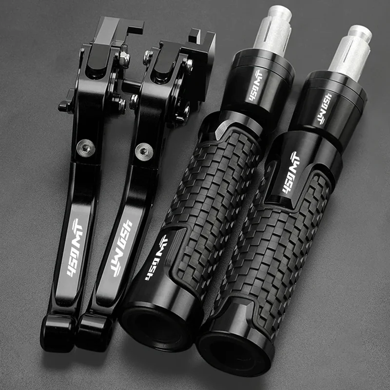 FOR CFMOTO CF MOTO 450MT 450 MT 2024 2025 2026 Motorcycle Accessories CNC Adjustable Brake Clutch Levers Handlebar grips Ends