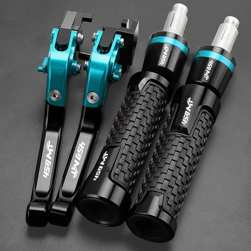 FOR CFMOTO CF MOTO 450MT 450 MT 2024 2025 2026 Motorcycle Accessories CNC Adjustable Brake Clutch Levers Handlebar grips Ends