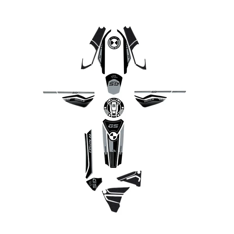 r1250 gs 2023 Motorcycle 3D Epoxy Resin Sticker Kit For BMW R 1250 GS Adventure Triple Black 2023 R1250 GS Adventure