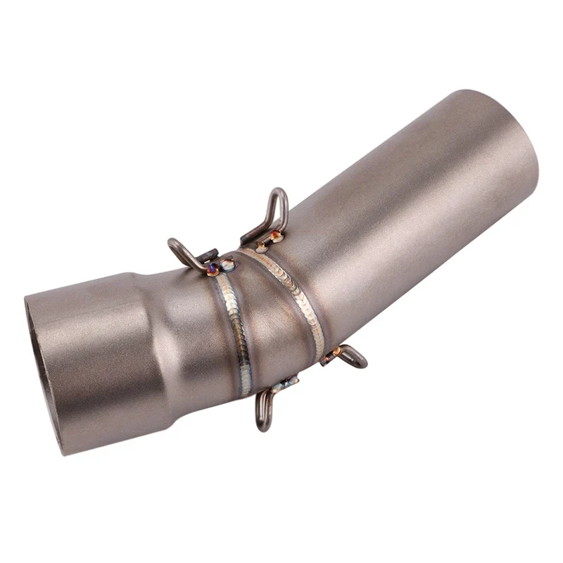 Motorcycle Exhaust Left Escape Mid Link Pipe With Muffler DB Killer Slip On For BMW F650Gs F700Gs F800Gs F800R F800Gt 2009-2016