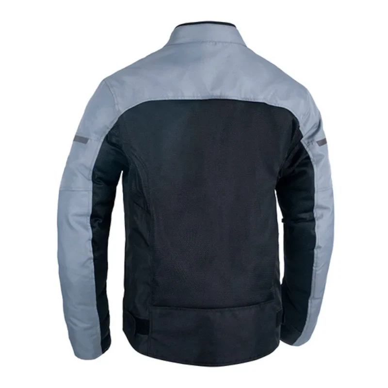 SM22410 Summer Spartan Air Men's Motorcycle Jacket Black/Grey Sized S to 3XL Ventilated Motorcycle