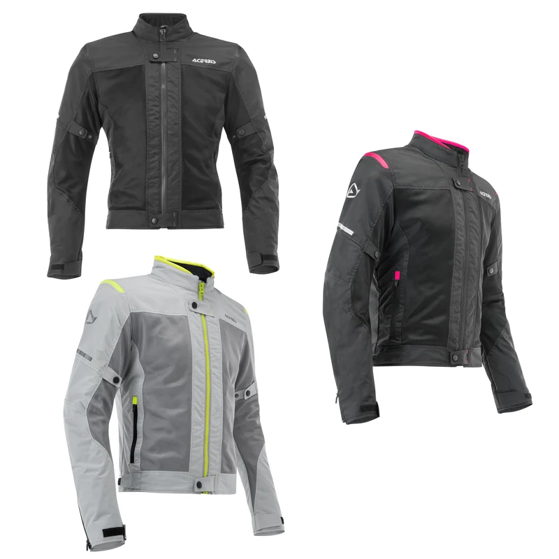 0023745 Racerbis Women/Female Ramsey Vented Spring/Summer Urban Motorcycle Multi Color Size XS to XL