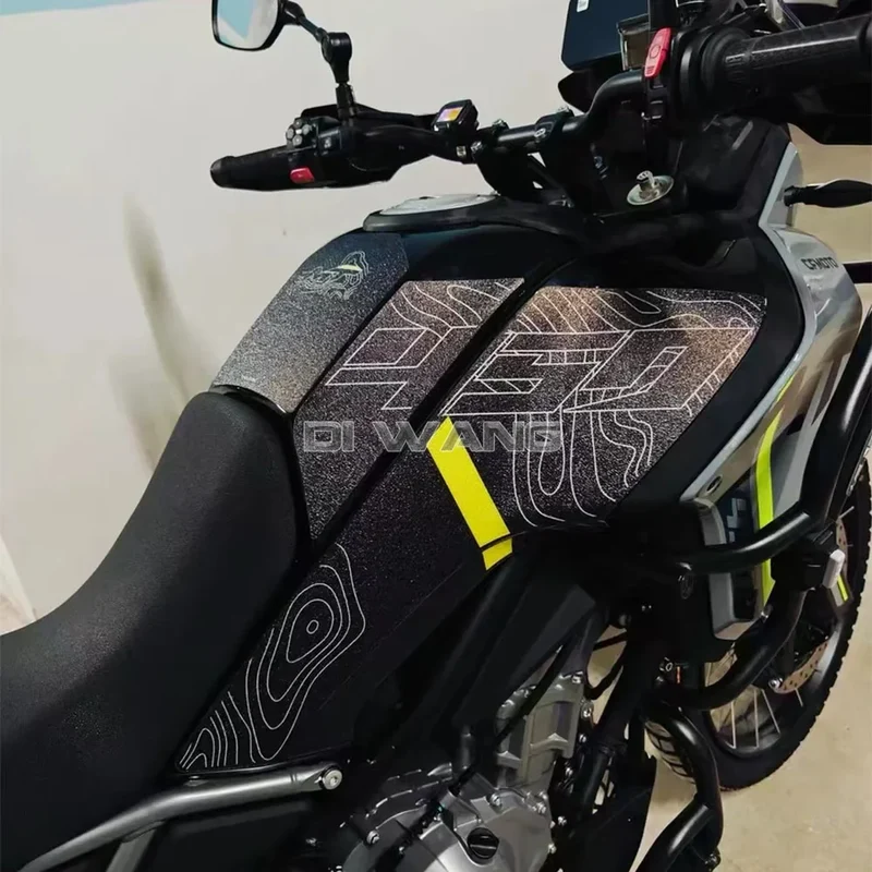 For CFMOTO 450MT 450 MT 2024 Anti-slip Fuel Tank Sticker Body Protection Sticker Anti-wear Stickers Modification Accessories