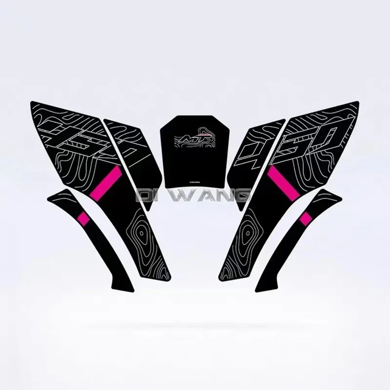 For CFMOTO 450MT 450 MT 2024 Anti-slip Fuel Tank Sticker Body Protection Sticker Anti-wear Stickers Modification Accessories