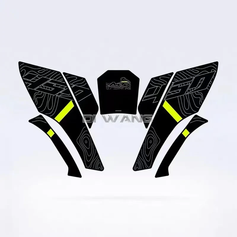 For CFMOTO 450MT 450 MT 2024 Anti-slip Fuel Tank Sticker Body Protection Sticker Anti-wear Stickers Modification Accessories