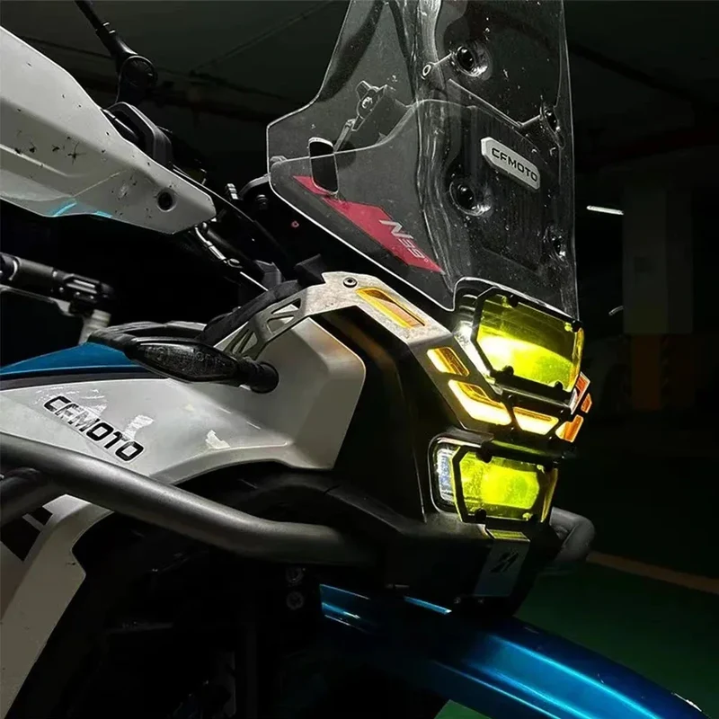 New FOR CFMOTO 450 MT 450MT MT 450 Modified Accessories Headlight Protection Cover Lampshade Lamp Piece