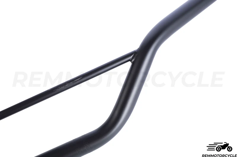 Guidon Scrambler Noir ou Chrome 22 mm