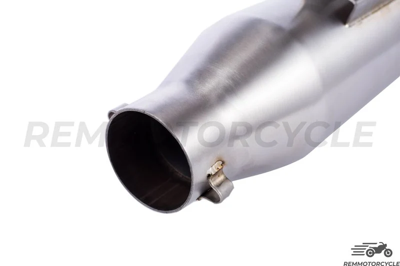 Silencieux Échappement Chrome DISC Support sur Rail