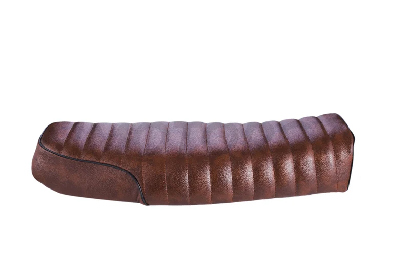 selle cafe racer biplace marron