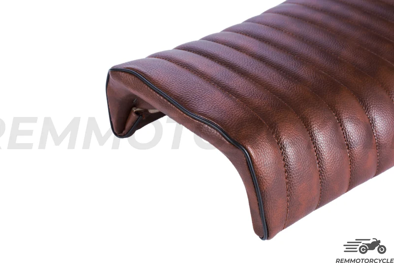 selle cafe racer biplace marron