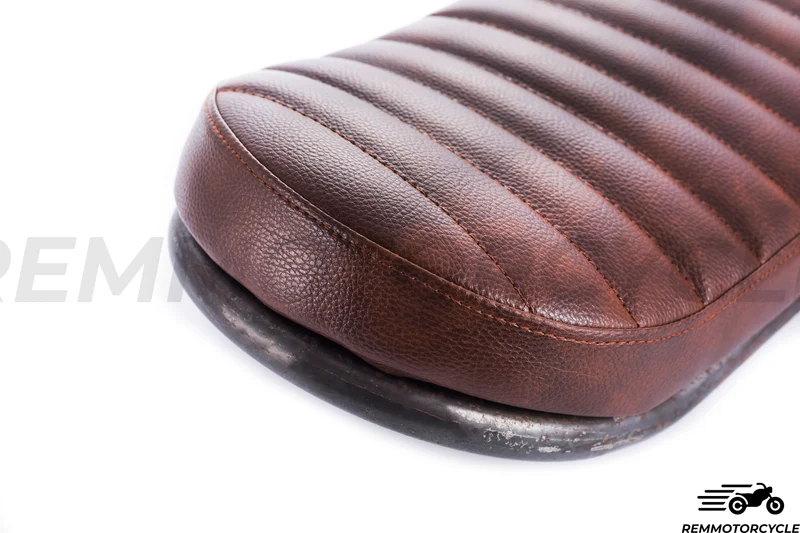 Selle Marron relevée Type 1 fond en métal 50 cm avec Boucle