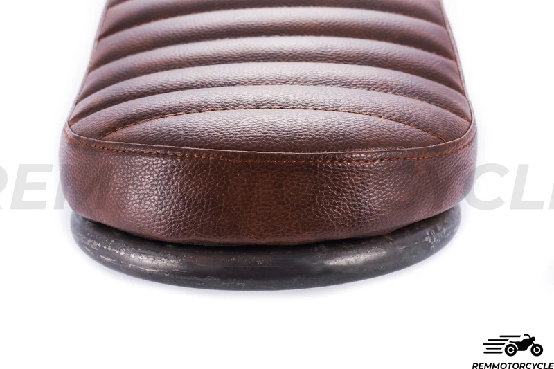 Selle Marron relevée Type 1 fond en métal 50 cm avec Boucle