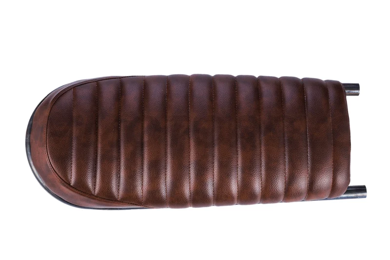 Selle Marron type 2 relevée fond en métal 50 ou 60 cm avec Boucle Avec ou Sans LED