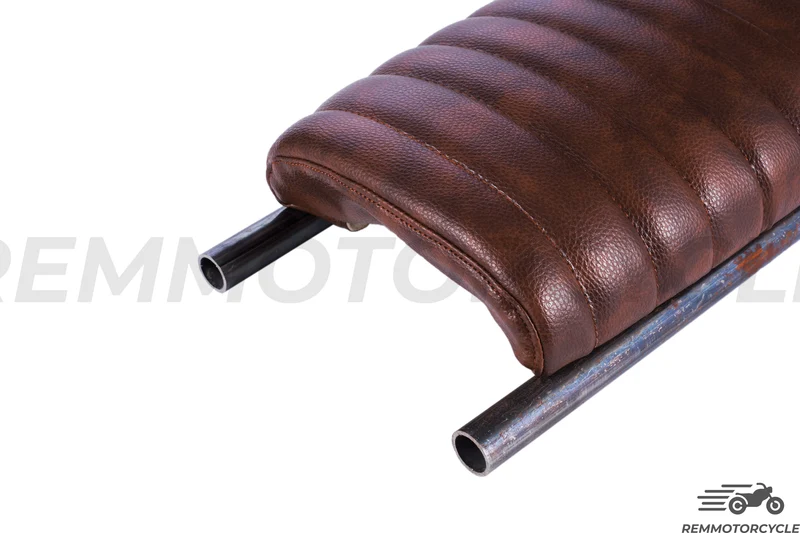 Selle Marron type 2 relevée fond en métal 50 ou 60 cm avec Boucle Avec ou Sans LED